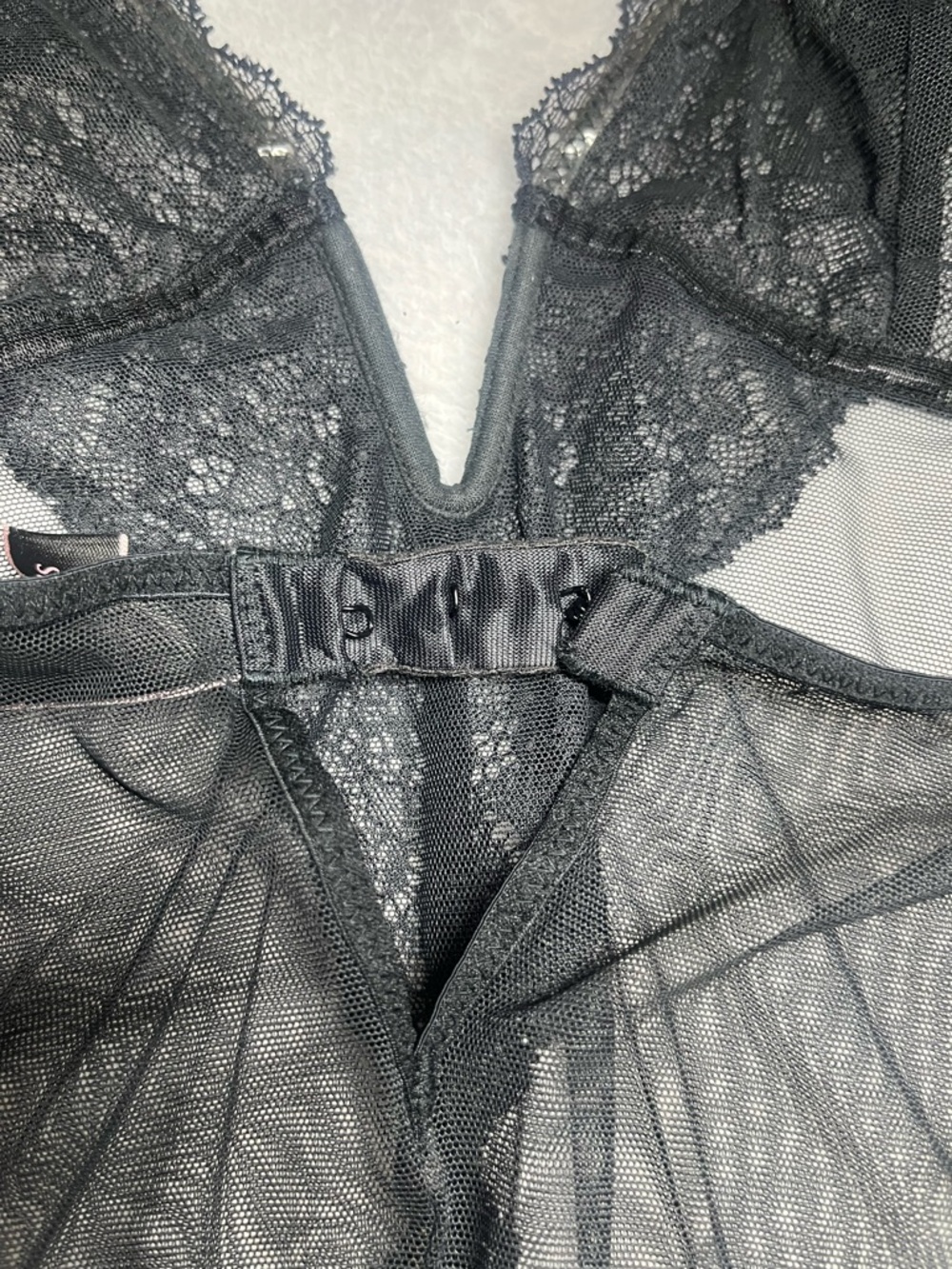 Victoria’s Secret black lace teddy size Medium - Picture 9 of 12